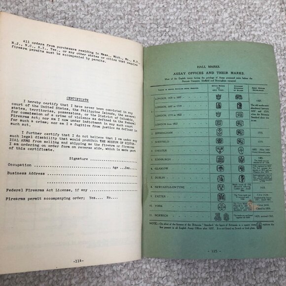 Vintage "The Museum Of Historical Arms" Booklet Miami Beach FL Ephemera Antique - Picture 11 of 16